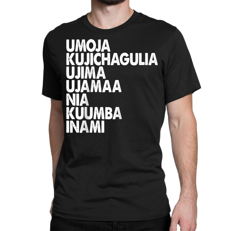 Kwanzaa Seven Principles Raglan Baseball Te Classic T-shirt by keishawnredner | Artistshot