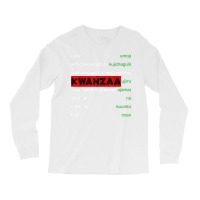 Kwanzaa Principles Wrapped African Red Black Green T Shirt Long Sleeve Shirts | Artistshot