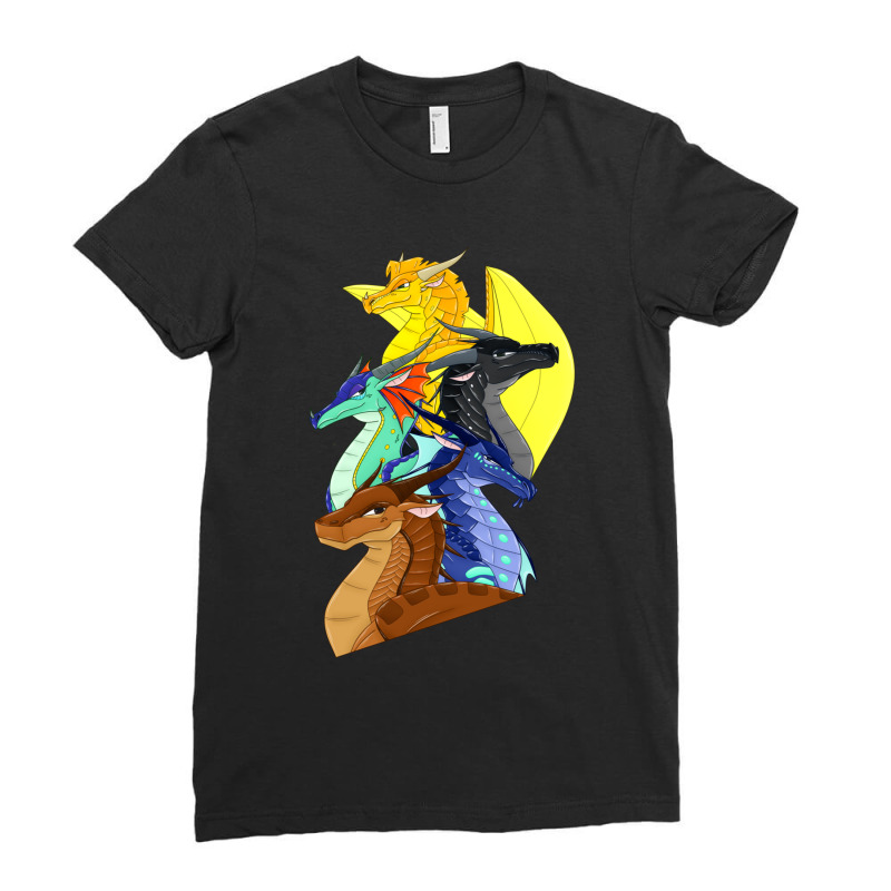 Dragonets Of Destiny Ladies Fitted T-Shirt by MARQUISHAWKINS | Artistshot