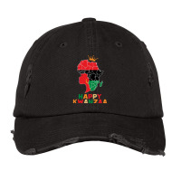 Kinara Seven Principles African American Kwanzaa Afro Women Sweatshirt Vintage Cap | Artistshot