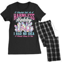 Rock Minerals Collector Crystal Gemstone T Shirt Women's Pajamas Set | Artistshot