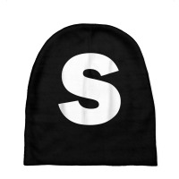 Letter S Capital Alphabet T Shirt Baby Beanies | Artistshot