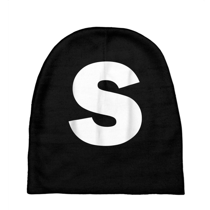 Letter S Capital Alphabet T Shirt Baby Beanies by mosesswabyhi | Artistshot