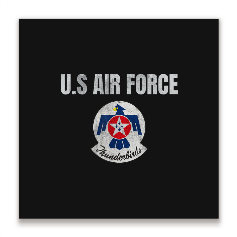 Usaf Thunderbirds T-shirts-u S Air Force Gifts Metal Print Square | Artistshot