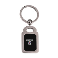 Usaf Thunderbirds T-shirts-u S Air Force Gifts Silver Rectangle Keychain | Artistshot