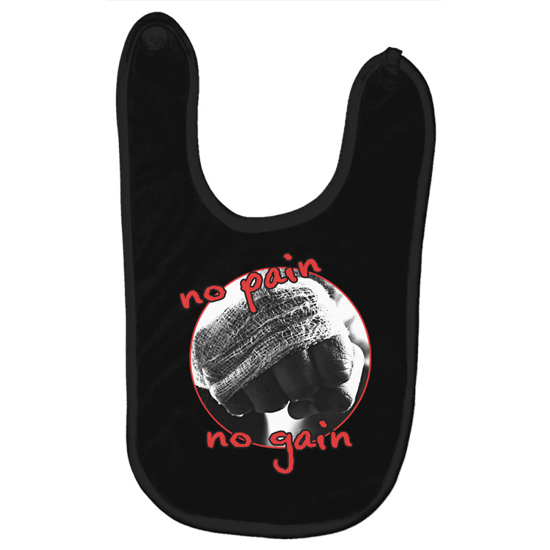 No Pain No Gain Baby Bibs by Inmamlil638 | Artistshot