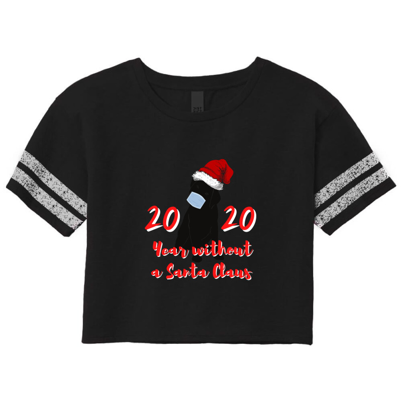 Pandemic Christmas 2020 Santa Dog Minimalist Shirts Scorecard Crop Tee | Artistshot