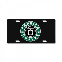 Caprica Coffee (green) License Plate | Artistshot