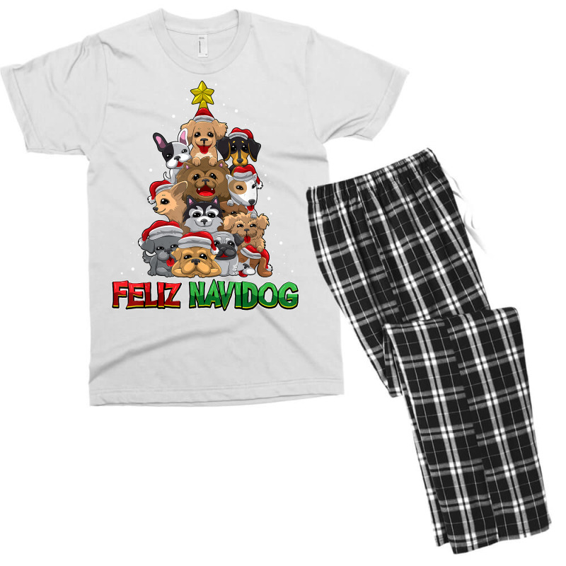 Feliz Navidog   Feliz Navidad   Christmas For Dog Lovers T Shirt Men's T-shirt Pajama Set | Artistshot