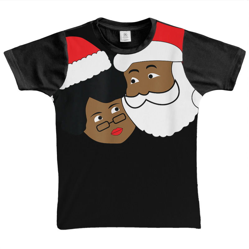 Black Loving Santa Claus And Mrs. Claus Ethnic Christmas T Shirt Graphic Youth T-shirt by nejnda | Artistshot