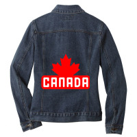 Canada Design Ladies Denim Jacket | Artistshot