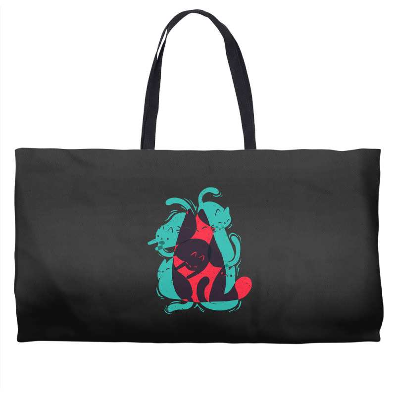 Cat Shapes - Funny Cute Kitty - Modern Art Weekender Totes | Artistshot