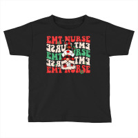 Groovy Emergency Medical Technician Christmas Gnome Nursing T Shirt Toddler T-shirt | Artistshot