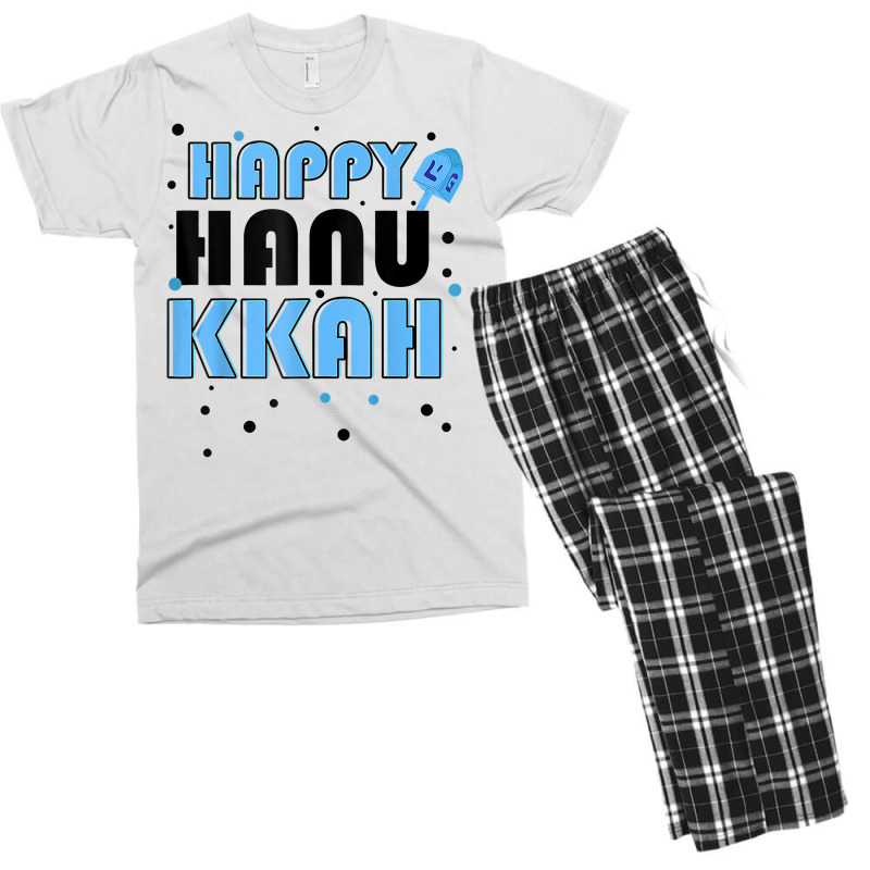 Happy Hanukkah Winter Holiday Chanukkah Jewish Religious T Shirt Men's T-shirt Pajama Set | Artistshot