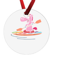 Magical Unicorn Rowing Kayak Canoeing Kayaking Paddling T Shirt Ornament | Artistshot