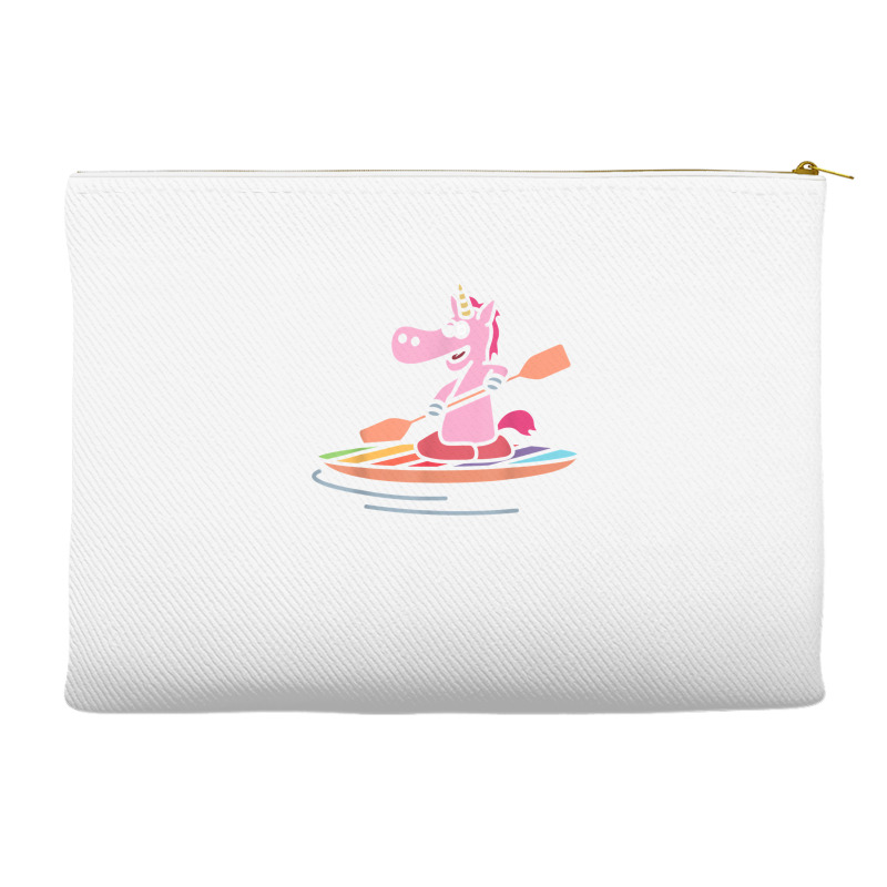 Magical Unicorn Rowing Kayak Canoeing Kayaking Paddling T Shirt Accessory Pouches | Artistshot