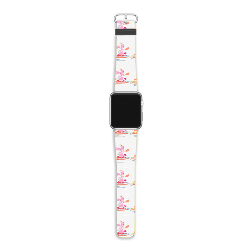 Magical Unicorn Rowing Kayak Canoeing Kayaking Paddling T Shirt Apple Watch Band | Artistshot