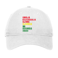 Kwanzaa Seven Principles (nguzo Saba) T Shirt Adjustable Cap | Artistshot