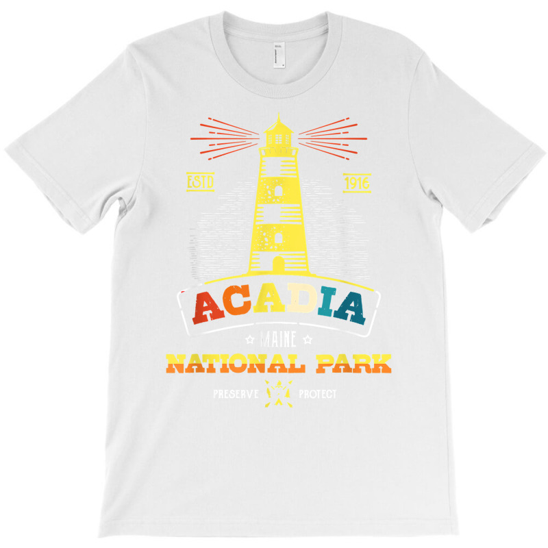 Vintage Acadia National Park T Shirt T-shirt | Artistshot