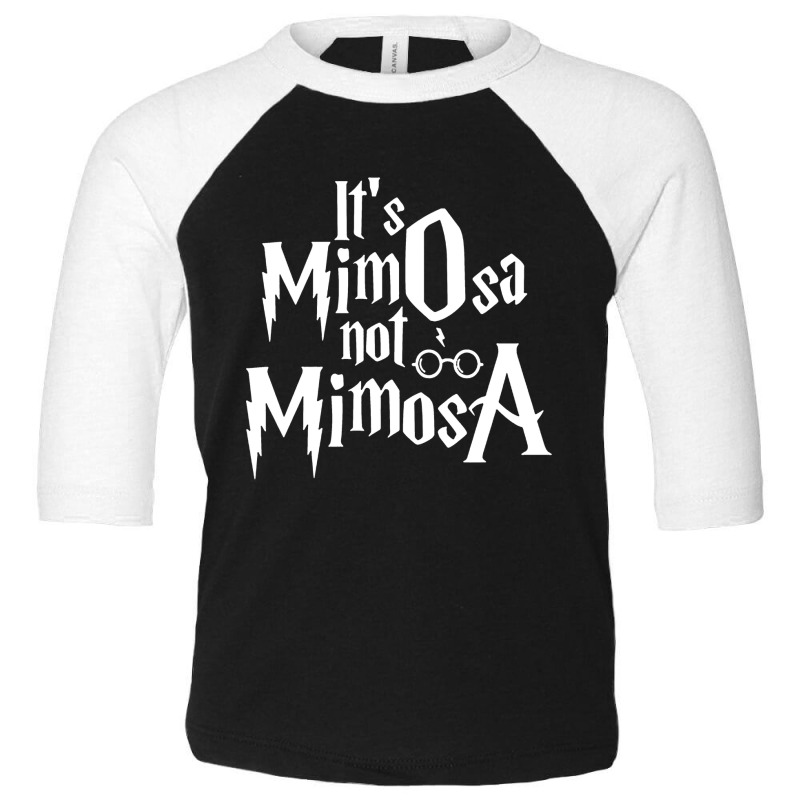 It's Mimosa Not Mimosa Toddler 3/4 Sleeve Tee by giokorek | Artistshot