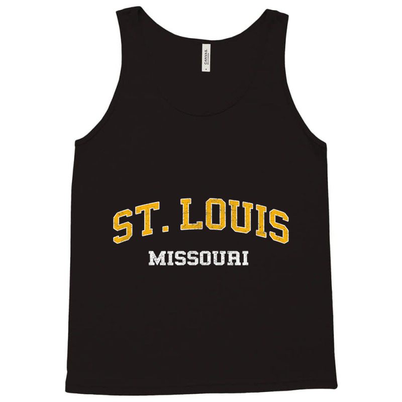 Vintage St. Louis Missouri Mo Distressed Sports Graphic T Shirt Tank Top | Artistshot