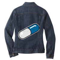 Kannada Pill Ladies Denim Jacket | Artistshot