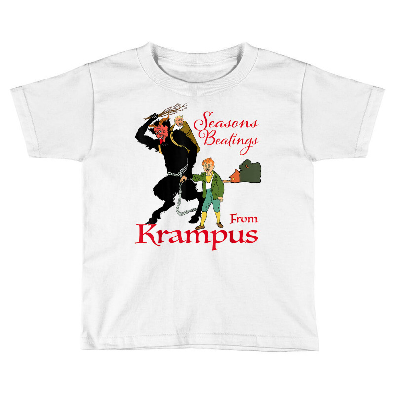 Seasons Beatings Christmas Krampus T Shirt Toddler T-shirt by gehnhe | Artistshot