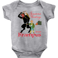 Seasons Beatings Christmas Krampus T Shirt Baby Bodysuit | Artistshot