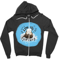 Love You Like No Otter Zipper Hoodie | Artistshot