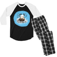 Love You Like No Otter Men's 3/4 Sleeve Pajama Set | Artistshot