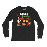 Jensen Family Name Gift   Jensen Family Christmas T Shirt Long Sleeve Shirts | Artistshot