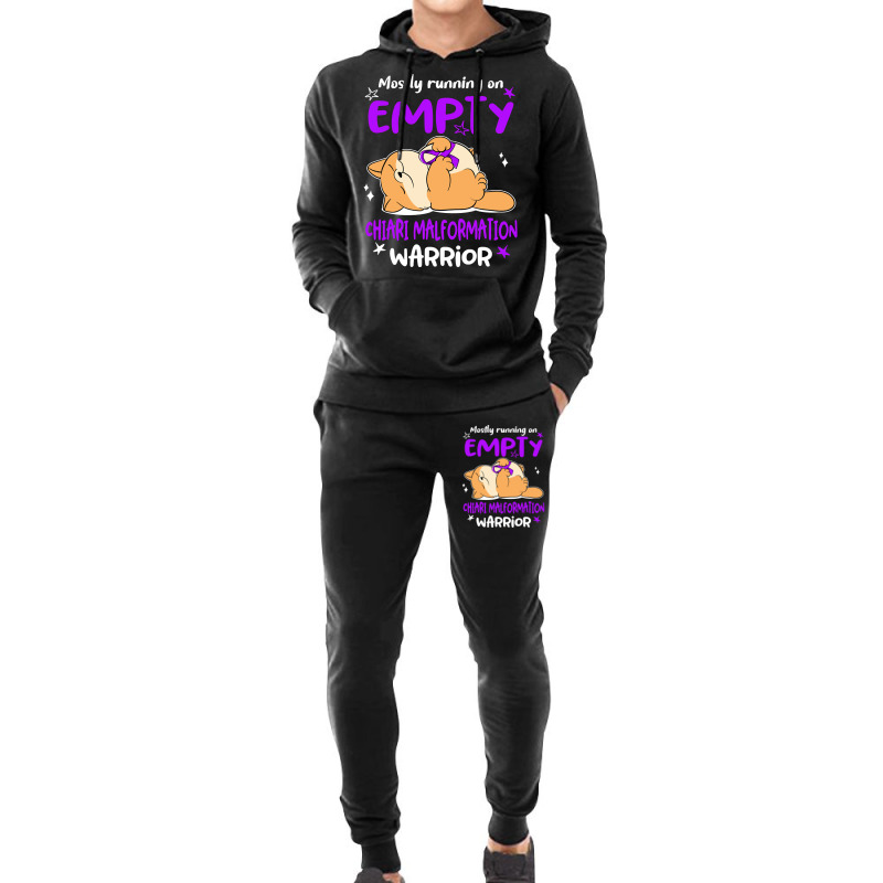 Mostly Running On Empty Chiari Malformation Warrior Hoodie & Jogger Set | Artistshot