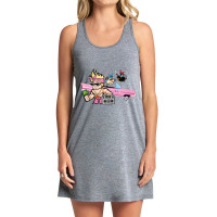 Mister Yoga - Pug Life Tank Dress | Artistshot