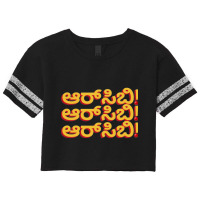 Rcb Kannada Scorecard Crop Tee | Artistshot