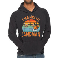 Landman Job Funny Thanksgiving T Shirt Vintage Hoodie | Artistshot