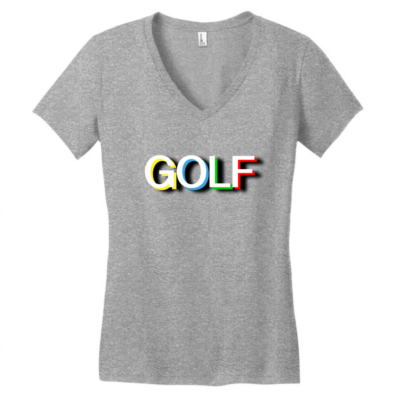 Golf Women's V-Neck T-Shirt by killakam | Artistshot