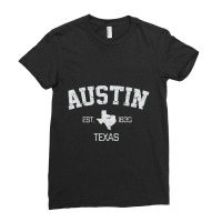 Vintage Austin Texas Est. 1839 Gift Ladies Fitted T-shirt | Artistshot