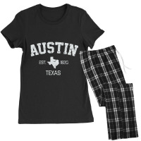 Vintage Austin Texas Est. 1839 Gift Women's Pajamas Set | Artistshot