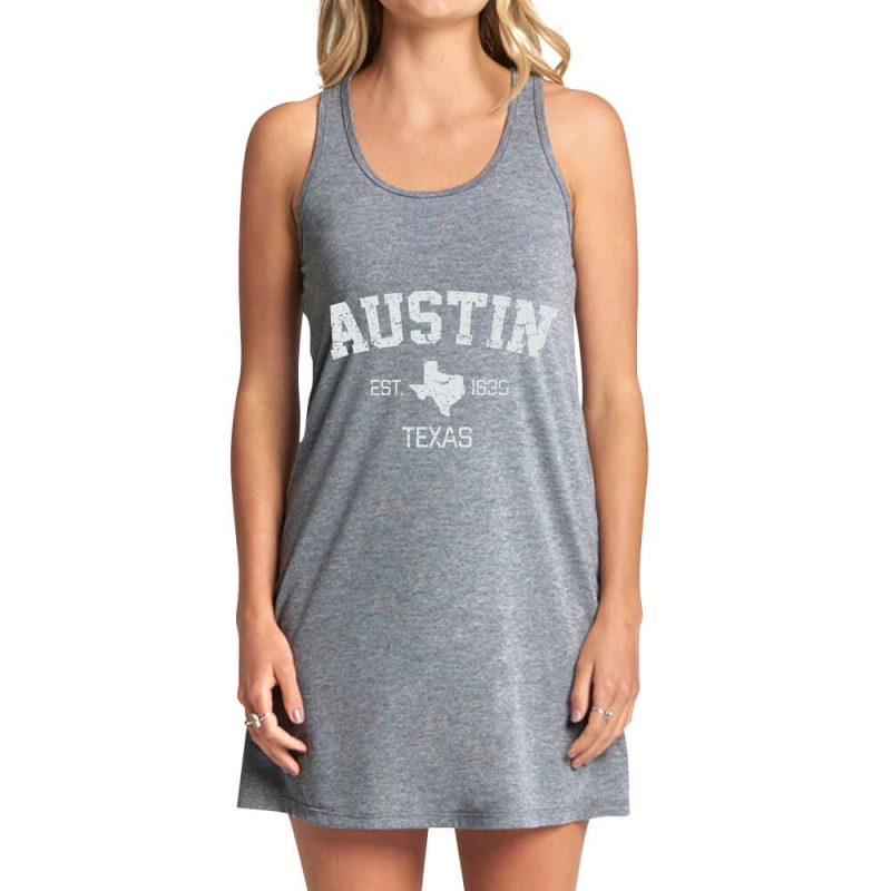 Vintage Austin Texas Est. 1839 Gift Tank Dress by degreesgunner | Artistshot