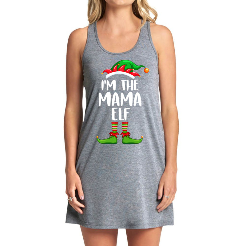 I'm The Mama Elf Matching Family Group Christmas Tank Dress by behindcedar22 | Artistshot