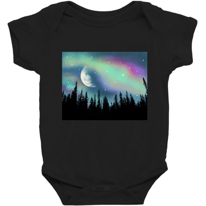 Moonrise (2) Baby Bodysuit by declangreenwood | Artistshot