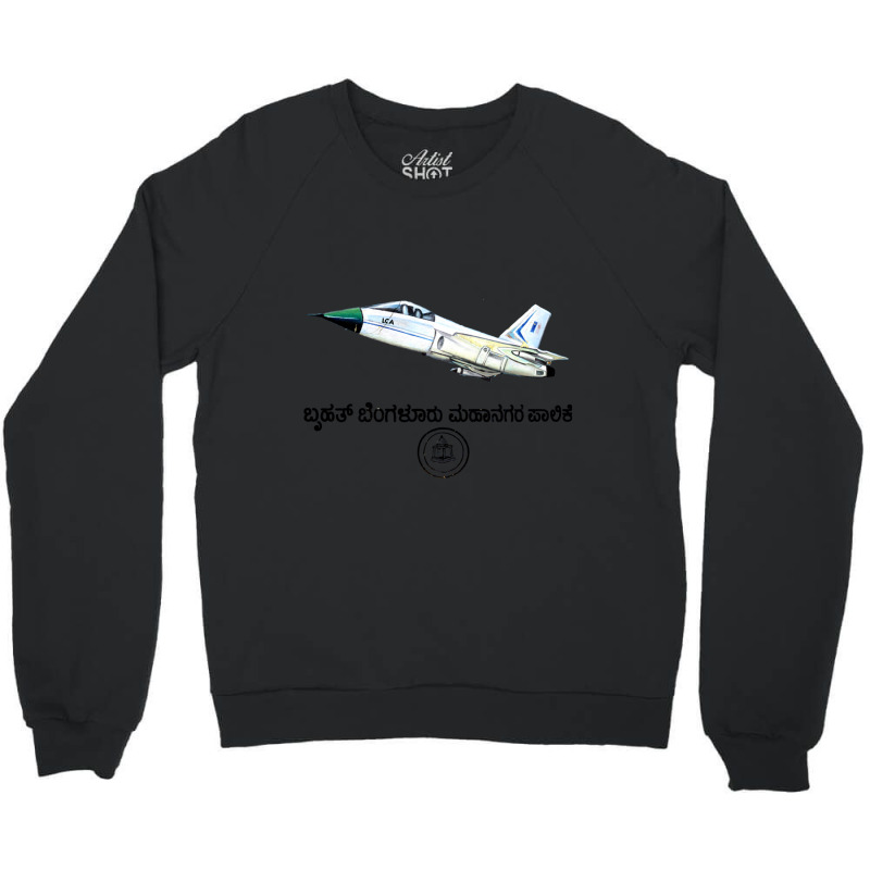 Tejas Takes Off  Indian Jet Fighter Crewneck Sweatshirt by QUANVY | Artistshot