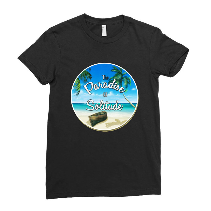 The Paradise Of Solitude Ladies Fitted T-Shirt by Acoy | Artistshot