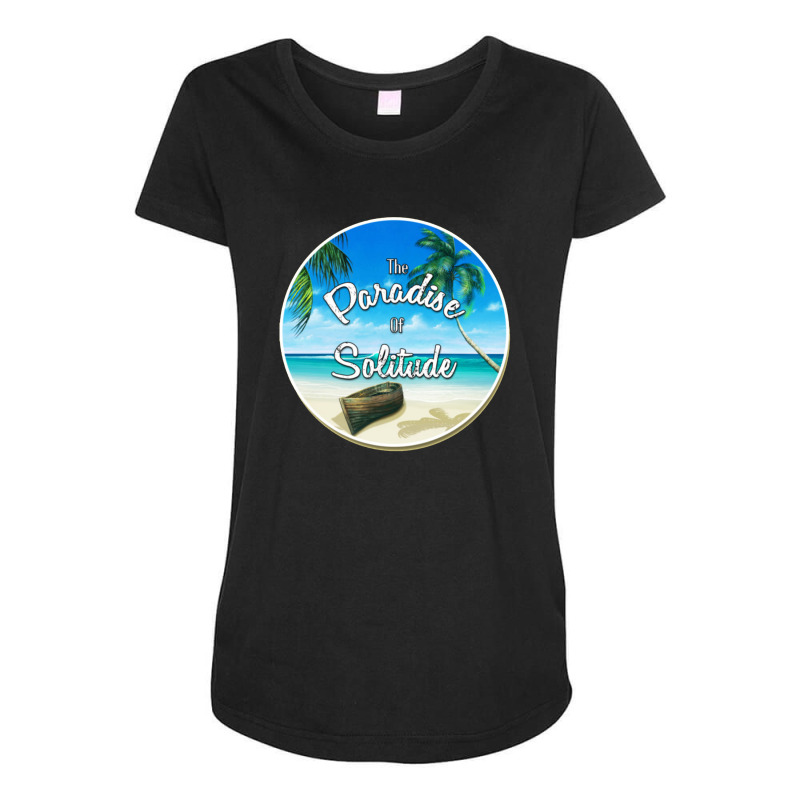 The Paradise Of Solitude Maternity Scoop Neck T-shirt by Acoy | Artistshot