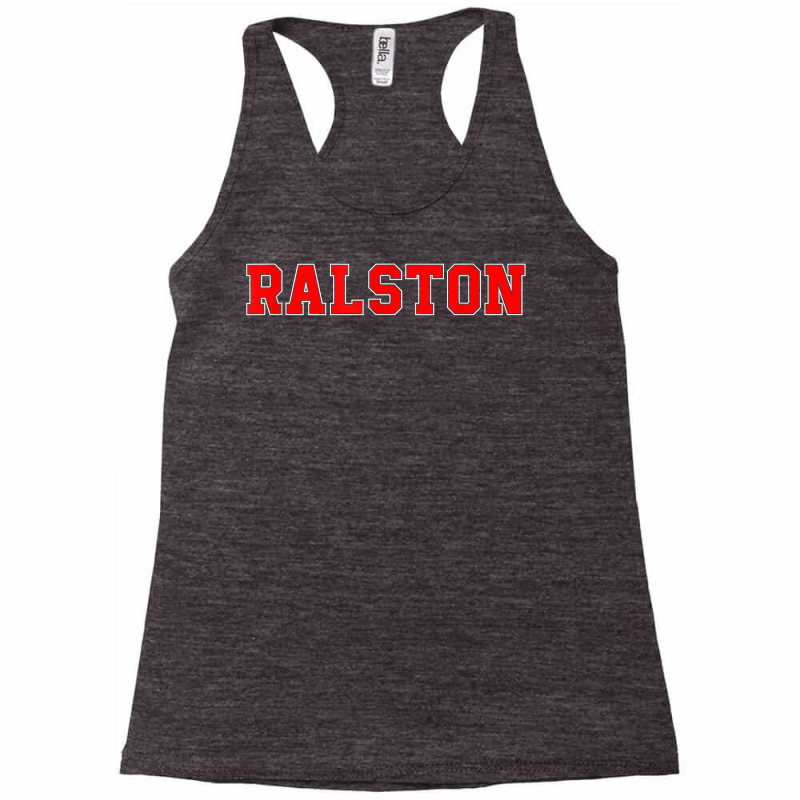 Ralston Athletic University College Alumni Style T Shirt Racerback Tank by mollyschq6z | Artistshot