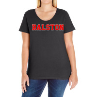 Ralston Athletic University College Alumni Style T Shirt Ladies Curvy T-shirt | Artistshot