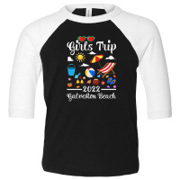 Girls Trip 2022 Summer Vacation Texas Galveston Beach Toddler 3/4 Sleeve Tee | Artistshot