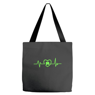 Patricks Day Heartline Tote Bags Designed By Bariteau Hannah