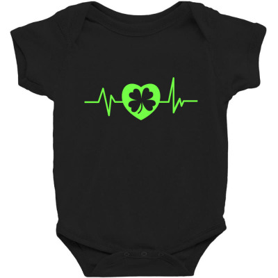 Patricks Day Heartline Baby Bodysuit Designed By Bariteau Hannah