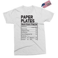 Thanksgiving Pjs For Family Paper Plates Nutrition Facts T Shirt Exclusive T-shirt | Artistshot